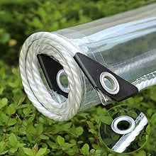 GONGSI Poly Tarp Poly Clear Poly, 0.35mm Multiuso PVC PVC Tarpaulin Tarpaulin Protective Copertura Protettiva, Impermeabile, Resistente alla lacrima Resistente all'aperto Giardino Patio