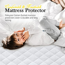 Sunshine Comforts - Coprimaterasso trapuntato per letto king size, facile da pulire, 30 cm di profondità, anallergico e antiacaro (King)