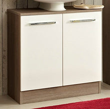 Pelipal 380 Roma Mobiletto per lavabo, Legno, Sanremo-Rovere Terra Trasversale, 33,0 x 60,0 x 62,0 cm