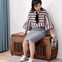 YANG Stoccaggio Petto Shoe Rack Cambio di Scarpe da banco da Letto in Legno poggiapiedi Imbottito Guardaroba Dressing Table Sgabello Ottomana (Size : 72cm)