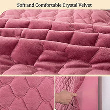 CXLT Fodera per Testata Letto in Velluto di Cristallo di Lusso Copertura per Testiera Trapuntata Singola/Doppia in Legno/Pelle/Tessuto Schienale per Letto Fodera per Protezione Decorazione,A-200cm