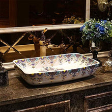 TONGS Bathroom Lavandino, Bacino Del Contatore Ceramica per Usi Domestici Sink Arte Fatta a Mano Lavabo bella Durable/D