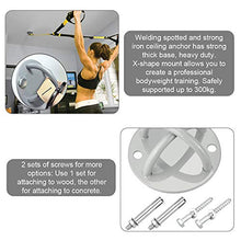 PERFETSELL Gancio per Soffitto Anelli Yoga Gancio TRX per Soffitto Supporto Ancoraggio di Soffitto Anelli da Ginnastica Yoga gancio sacco boxe per Allenamento in Sospensione Diametro 12CM