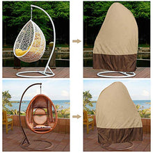 æ— Copertura per sedia a uovo da appendere per patio, impermeabile, resistente, per sedia a dondolo da esterni, protezione per mobili da giardino