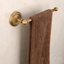 DKEE Antico Europeo Portasciugamani Portasciugamani Antico Bagno Hardware Ciondolo Pendente Bagno in Rame Antico Palo Unico