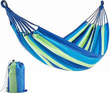 LHAHGLY - amaca da campeggio, 200 x 150 cm, in tela spessa e resistente, con capacità di carico di 204 kg, per patio, cortile, giardino, campeggio, spiaggia e viaggi con amache, supporti e accessori