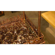 YWYW Portabottiglie Portabicchieri da Vino Portabicchieri da Champagne Portabicchiere Portabottiglie da Appendere in Ferro battuto Europeo (Nero) (Dimensioni: 100 * 35 cm)