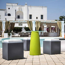 TEKCNOPLAST Comfy Square Vaso, Plastic, Marrone, 40x40x47