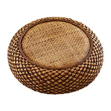 LTINN Tappetini in Rotondo Tatami Tessuti a Mano, ecologici, nessun Odore, Struttura in Legno massello, robusti e durevoli, Adatti per la Cerimonia del tè in casa
