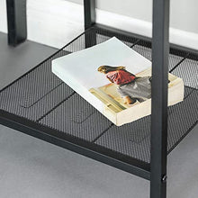 VASAGLE Tavolino da Salotto, Comodino con Cassetto in Tessuto, Struttura Resistente in Acciaio, Soggiorno Camera da Letto, Assemblaggio Semplice, Marrone Vintage e Nero