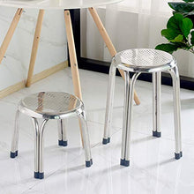 Juudoiie Sgabello perforato in acciaio inox Sgabello rotondo Sgabello per la casa Sgabello da pranzo Metallo metallico metallico Sgabello Sgabello Sgabello Sgabello esterno Sgabello perforato Sgabello