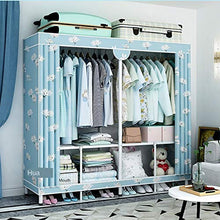 TWDYC Guardaroba Semplice noleggio di Installazione Cloth Armadio Pieghevole in Camera da Letto casa Dormitorio Bagagli pensile