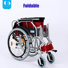 Carrozzine Semoventi, Trasportabili da Viaggio, Pieghevoli da Viaggio Leggero Lega di Alluminio Semovente Trolley da Viaggio per Disabili/Anziani Trolley per Scooter per Anziani/Disabili A