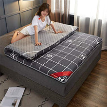 QVIVI Materasso Futon Pavimento, Morbido Antiscivolo Dormitorio Studentesco Materassi Futon Pieghevole Tatami Mat Materasso Campeggio Portatile 1.2 * 2M
