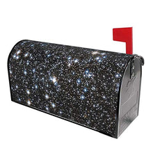 Cover magnetica per cassetta postale con glitter stampati, non veri glitter, per giardino, cortile, dimensioni standard, 53 x 45 cm