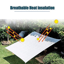 Rete Ombreggiante Bianco Traspirante,Panno Ombreggiante per Esterni,Rete Parasole Piante,Rete Telo Ombra Antietà,Vela Ombreggiante per Patio/Giardino,Personalizzabile,3x6m(10 * 20ft)