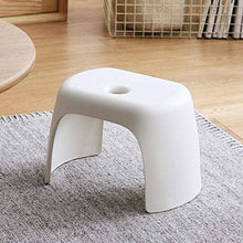AYHa Bagno Anti-Skid per bambini casa in materia plastica Sgabello Learning piccola sedia Cambio di scarpe da banco disabili Bagno Sgabello,bianca,31 cm * 21 cm * 21 cm
