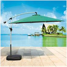 Parasole A Banana da Giardino Parasole da Giardino Riparo Meccanismo a Manovella Tenda da Sole Tenda da Sole Portaombrelli a Otto Ossa Per Rafforzare Il Supporto Dimensioni 2.6 * 3M, 8.5 * 9.8FT