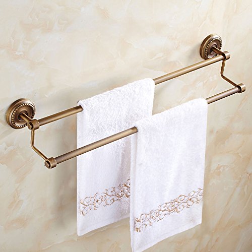 Portasciugamani Cucina Barra Porta Asciugamano da Bagno in Grana fine con Barre parallele da 60 cm Porta Asciugamani