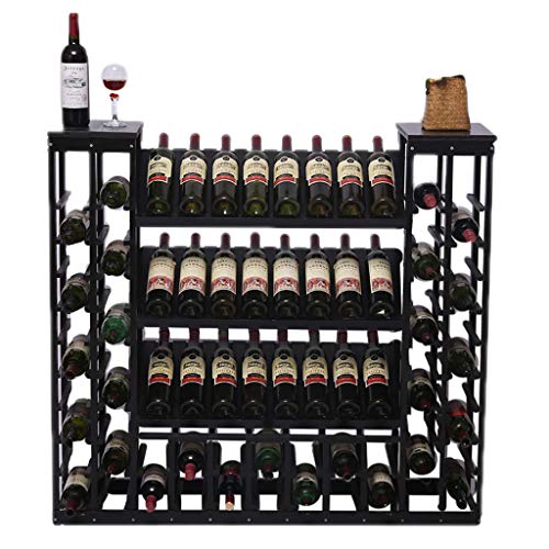 Porta Bottiglie da Vino Portabottiglie da Vino in Legno Massiccio Portabottiglie da Vino in Legno Minimalista Moderno Portavini (Color : C)