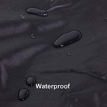 TSMALL Copertura Superiore per Altalena Impermeabile da Esterno, Copertura di Ricambio per Sedia da Giardino, Copertura Superiore per Amaca a 3 posti,Nero