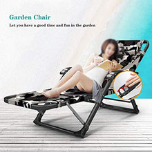 HXCD Sedia a Sdraio a gravità Zero per Giardino, Sedia a Sdraio Pieghevole reclinabili Pieghevoli in Metallo Resistente Portatile Rilassante Letto reclinabile mobili da Giardino per Prato all'ape