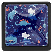 Dinosauro vulcano blu 3 PCS Pomelli per Porta, Pomolo per Mobile, Pomelli per Mobili con Viti, Maniglia per Armadietto, Pomelli per Porta, Pomelli per Cassetti per Porta, Armadio, Cassetto e Credenza