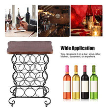 Porta vino in ferro, vano per vino, multi-bottiglie, scaffali impilabili, molto adatto per riporre bottiglie di vino, acqua gasata, circa 35 x 19 x 53 cm
