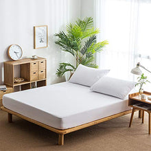 GFEU Coprimaterasso impermeabile con tasca profonda traspirante per letto matrimoniale/singolo (150 x 190 cm)