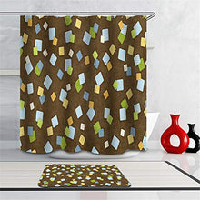 LIYAN Combinazione Bagno. Immagini Chiare E Colori Vivaci Rendono Il Tuo Bagno Pieno di Vita. Accessori da Bagno. Quadrati Colorati.