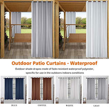 Tenda impermeabile per esterni, oscurante, tenda da giardino, cortile, gazebo per interni ed esterni, con occhielli per porte scorrevoli, 1 pannello, 137,2 x 213,4 cm