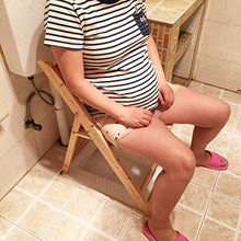 Never give up Mai rinunciare Legno Pieghevole Mobile gabinetto Sgabello Vecchio Uomo WC Sedia Donna Incinta Sgabello WC Sedia da Bagno #3