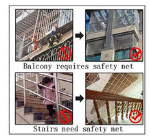 for Bambini all'aperto Ringhiera Safety Net Multiuso Net Decorativo di Sicurezza Net anticaduta Asilo for Bambini a Rete Senza Scale Protezione Net Net Net Cat stendere Rete Bianca