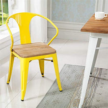 BDLYZ Yxsd - Sgabello da bar in metallo, stile retrò, per cucina, pub, sala da pranzo, sedia da pranzo, bancone in legno massiccio industriale, schienale di sicurezza (colore: bianco)