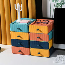 eecoo Scatola portaoggetti Scatola portaoggetti in plastica Scatola portaoggetti da Tavolo Cassetto portaoggetti Cassetto portaoggetti da scrivania Cassetto portaoggetti