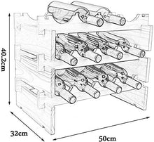 Classico Multistrato naturale Pine Free Standing vino del supporto rack con bagagli il basamento dell'organizzatore controsoffitto impilabile Wine Rack Bottle Holder modulare Casalinghi Decorazione fo