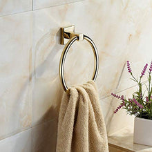 Towel Rack Anello portasciugamani Dorato Semplice Anello portasciugamani Bagno Anello portasciugamani Rotondo Reversibile Anello Hardware Ciondolo