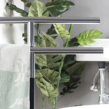kela 22230, Portasciugamani, 2 Bracci, Antiruggine, Metallo, 92,5 cm di Altezza, Sinerio', Antracite, Metal, Anthracite, One Size