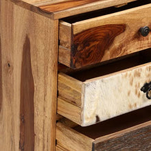 vidaXL Credenza in Legno Massello di Sheesham Armadietto Portaoggetti Madia