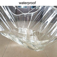 BAIYINNG Telone Telo Copertura, Facile Pulire Resiliente Trasmissione Luce Protezione Ambientale Impermeabile Prova Vento Resistenza Freddo Tenere Caldo PVC Panno Antipioggia, 13 Dimensioni