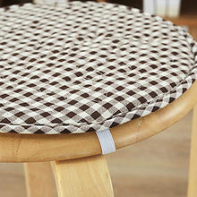 HYLX Cuscino Sedile, Cuscino Sedia, Cuscino Sgabello Rotondo, Cuscino Sedia Floreale Antiscivolo in Cotone Spesso, per Giardino, terrazza Esterna