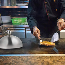 Cabilock Bistecca in Acciaio Inox Copertura del Cibo con Manico Copertura della Cupola del Cibo Cupola di Fusione del Formaggio Coperchio per Cottura a Vapore Coperchio per Imbastitura