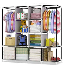 RJJBYY - Armadio grande in tela per camera da letto, con porta scorrevole piatta, armadietto per vestiti, dimensioni: 167 cm x 39 cm x 170 cm