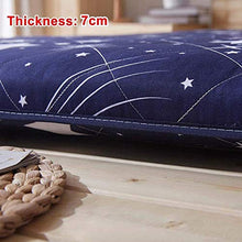 Futon Furniture - Materassi tradizionali giapponesi da pavimento pieghevoli, per yoga singolo, doppio Meditaion, spessore 7 cm, C 100 x 200 cm, profondità 120 x 200 cm, aggiornamento