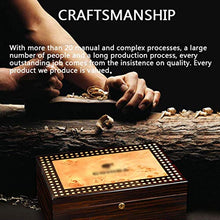Posacenere, scatola di sigari, armadietto di sigaro, legno di cedro, di grande capacità, la pittura pianoforte, scatola di sigari