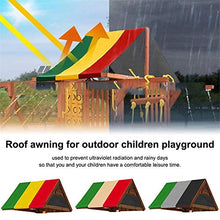 DYHQQ Baldacchino di Ricambio per Parco Giochi, telone di Ricambio per Altalena da 52"x 90" per Set da Gioco all'aperto, Multicolore,A