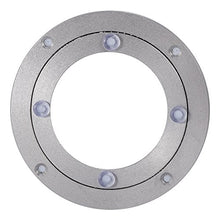 Niunion Cuscinetto da Tavolo, Heavy Duty in Lega di Alluminio con Cuscinetto Rotante Giradischi Tavolo da Pranzo Rotondo Piastra Girevole Liscia(4in)