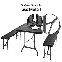 Set Tavolo e Panche Casaria Mobili da Campeggio Set Birreria Mobili da Esterno Richiudibile 180cm Mobili da Campeggio Set Tavolo e Panche da Giardino