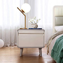LSX-Comodino Comodino, Mini Kaki Piccolo + Comodino Nordico Minimalista Bianco Retro, Adatto per Soggiorno/Camera da Letto/Studio, 51x39x51cm OYO