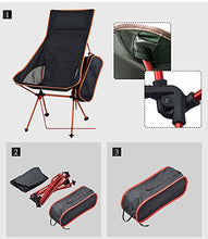 Sedia pieghevole da picnic, pesca, campeggio, escursioni, viaggi e sport, con altezza regolabile e supporto fino a 150 kg, fornita con borsa per il trasporto, Royal Blue